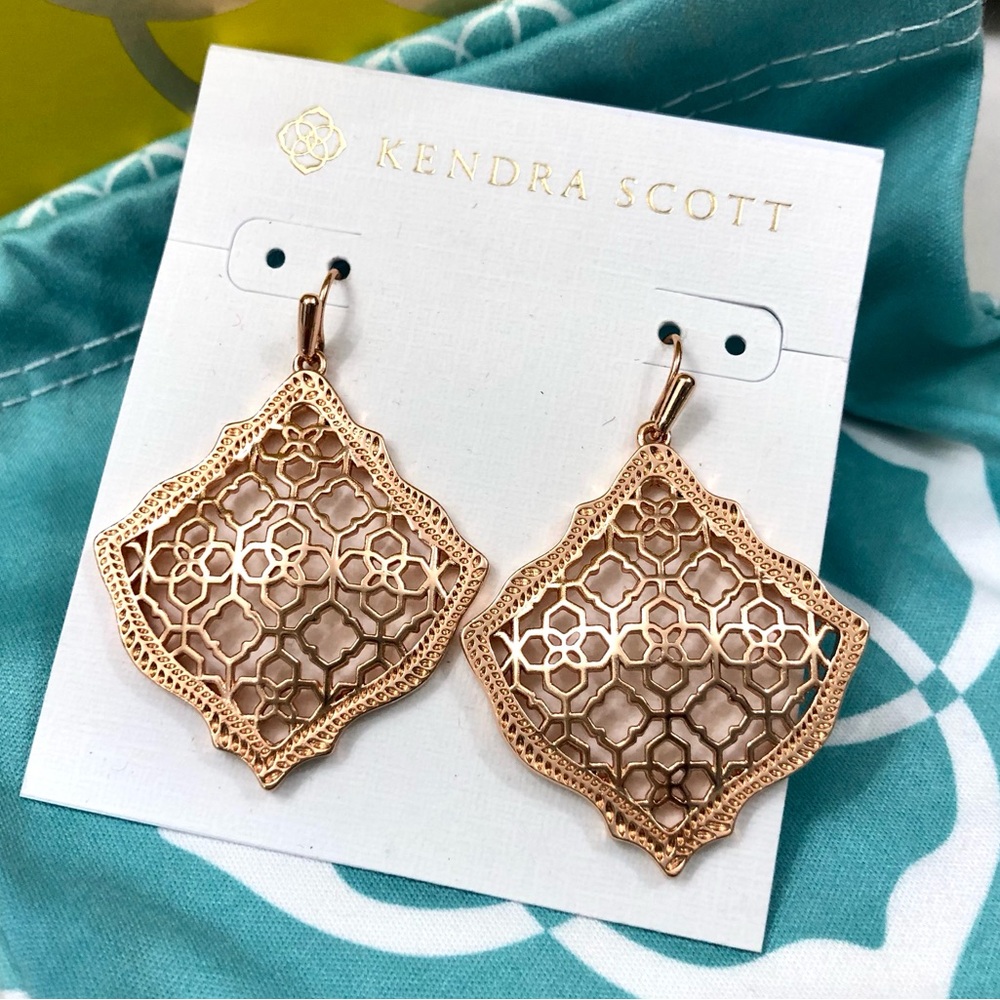 NWT - Kendra Scott | Rose Gold Kirsten Drop Earrings